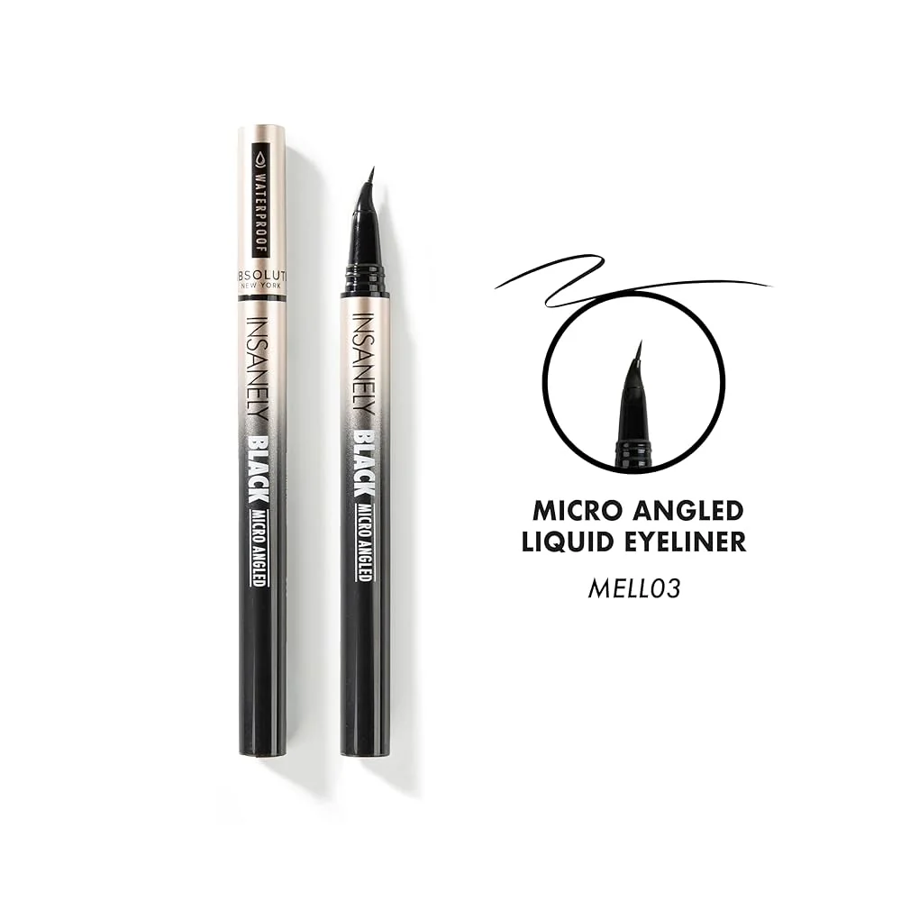 Absolute New york Insanely Black Micro Angled Tip Eyeliner - Image 2