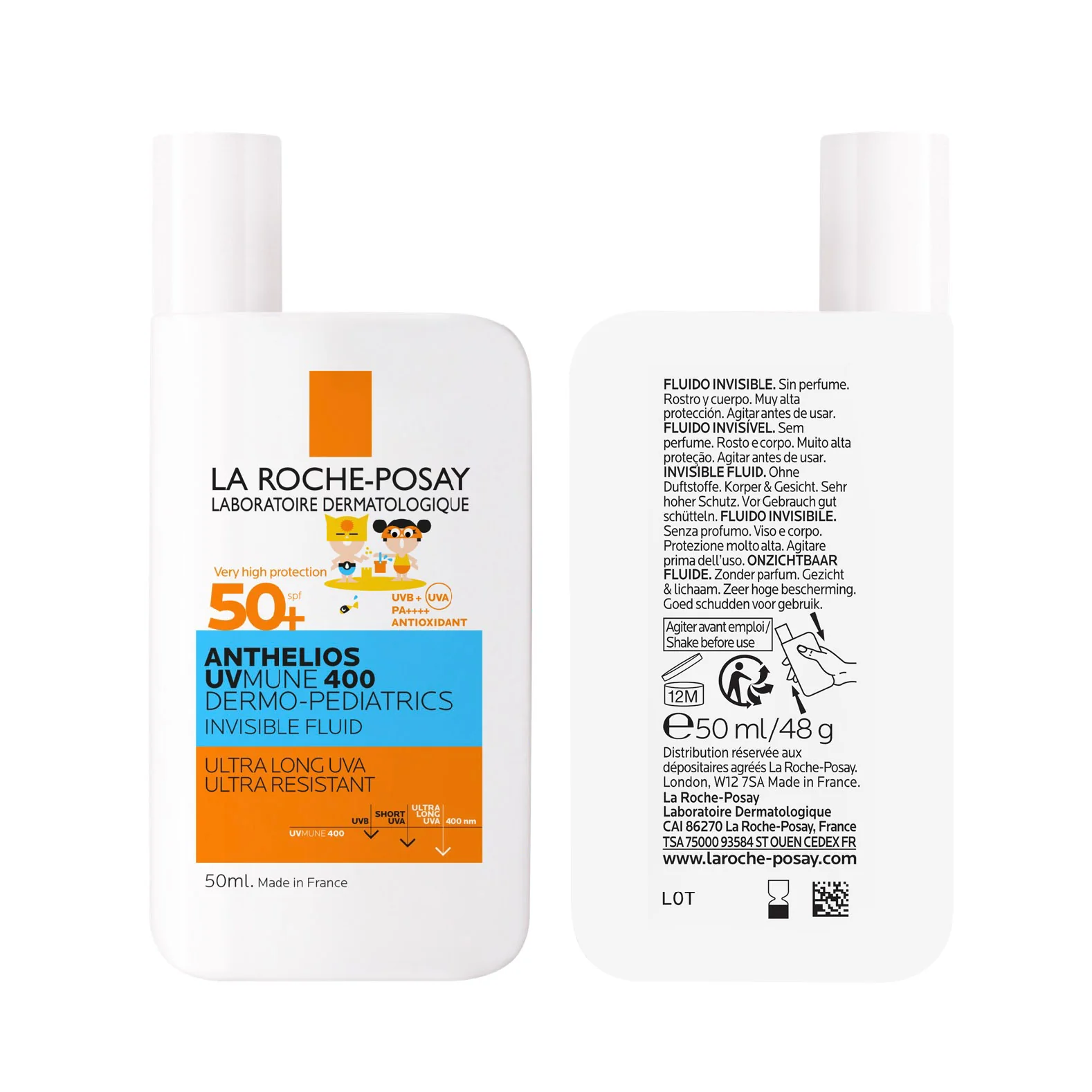 La roche posay anthelios uvmune 400 dermo-pediatrics fluide invisible - Image 4