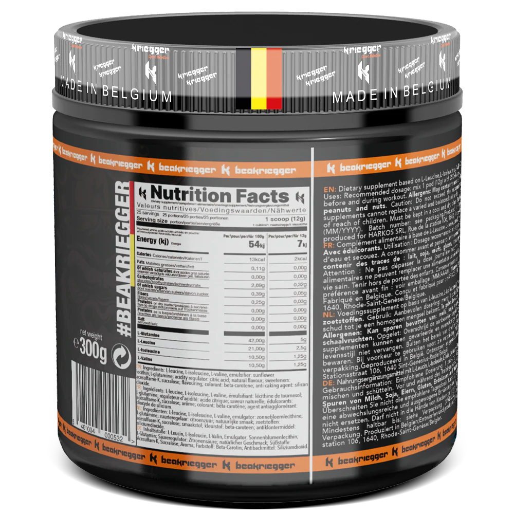 Kriegger BCAA 2:1:1 + GLUTAMINE 300g - Image 8