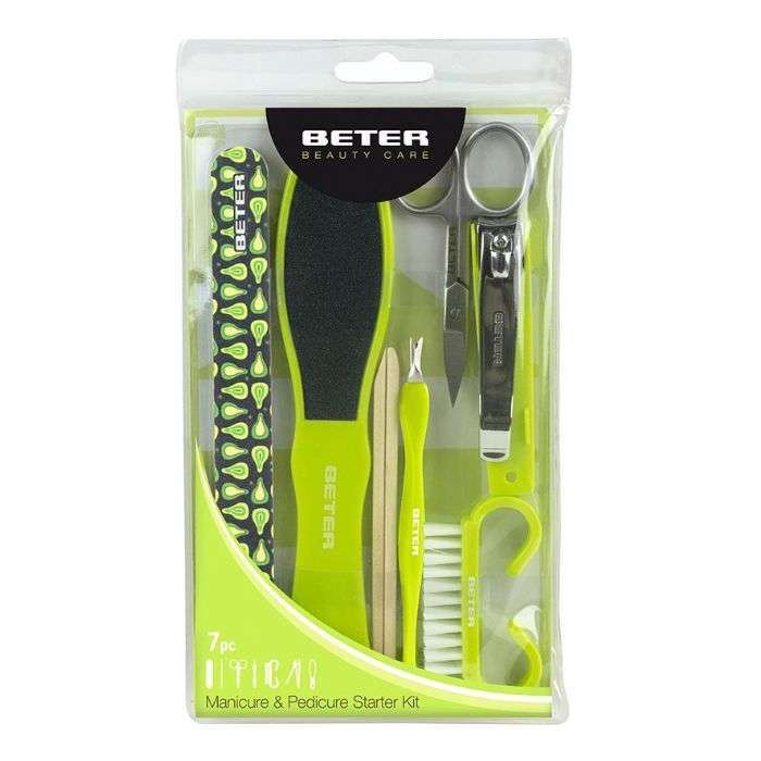 BETER ETUI DE MANUCURE ET PÉDICURE ROSE OU VERT 11001 - Image 2