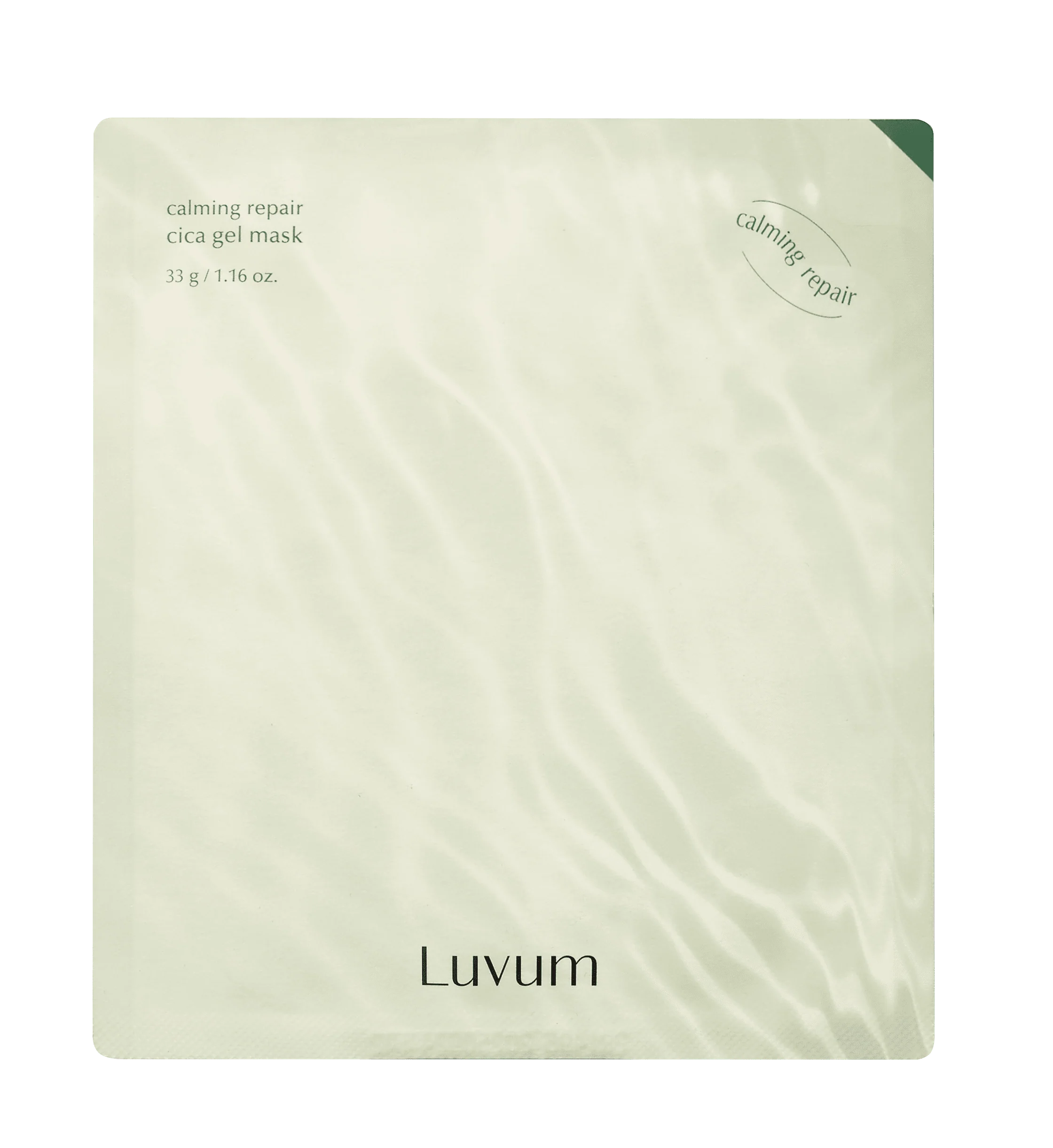 Luvum Calming Repair Cica Gel Mask 33g/5sheets – Masque Apaisant & Réparateur à la Centella Asiatica - Image 4