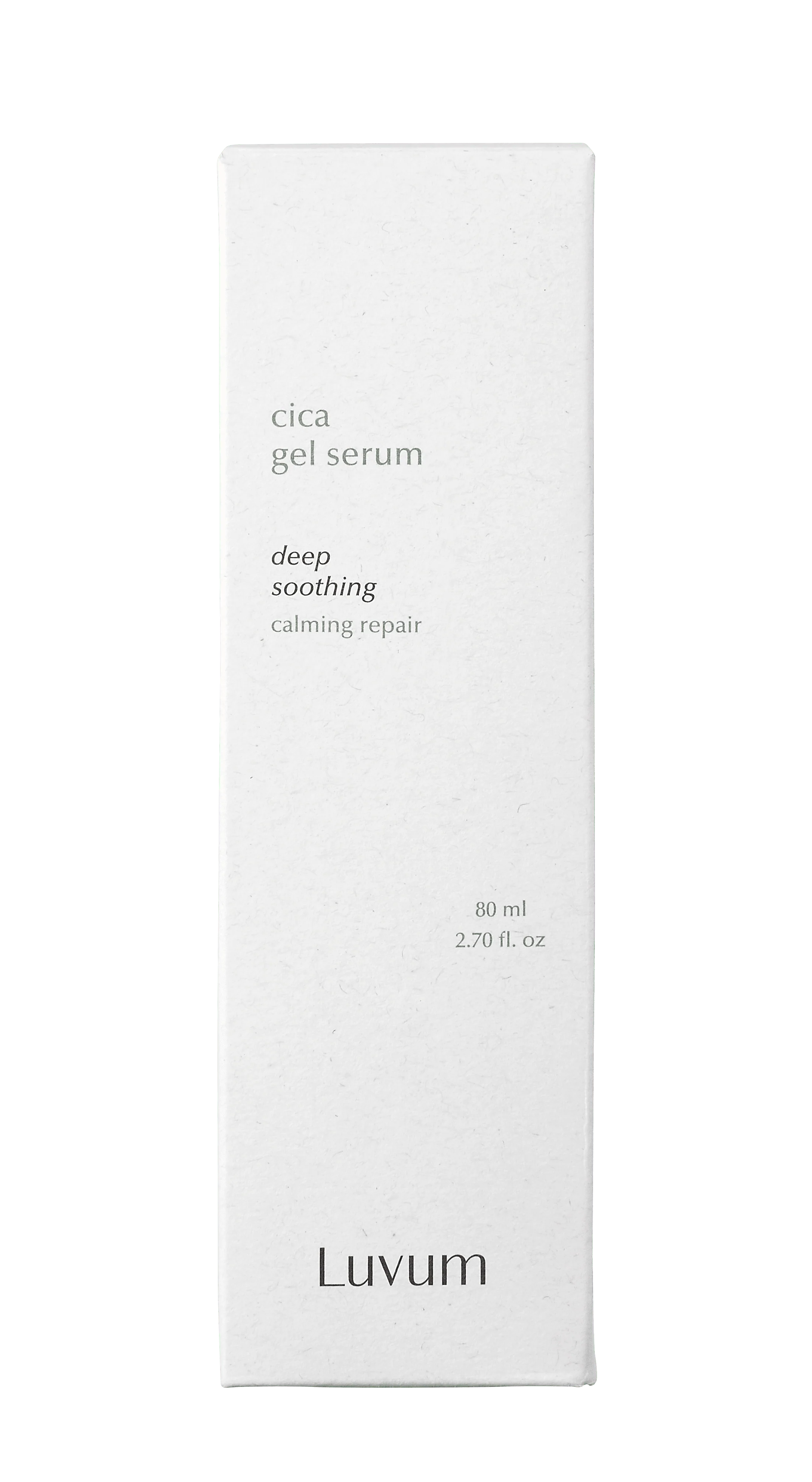 Luvum Calming Repair Cica Gel Serum 80ml – Sérum Apaisant & Réparateur à la Centella Asiatica - Image 2