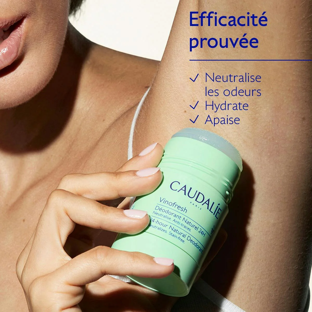 CAUDALIE Vinofresh Déodorant Stick Naturel 50 ml - Image 3
