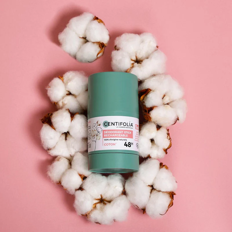 Centifolia Déodorant Stick Rechargeable Fleur de Coton 48h Longue Durée - Image 4
