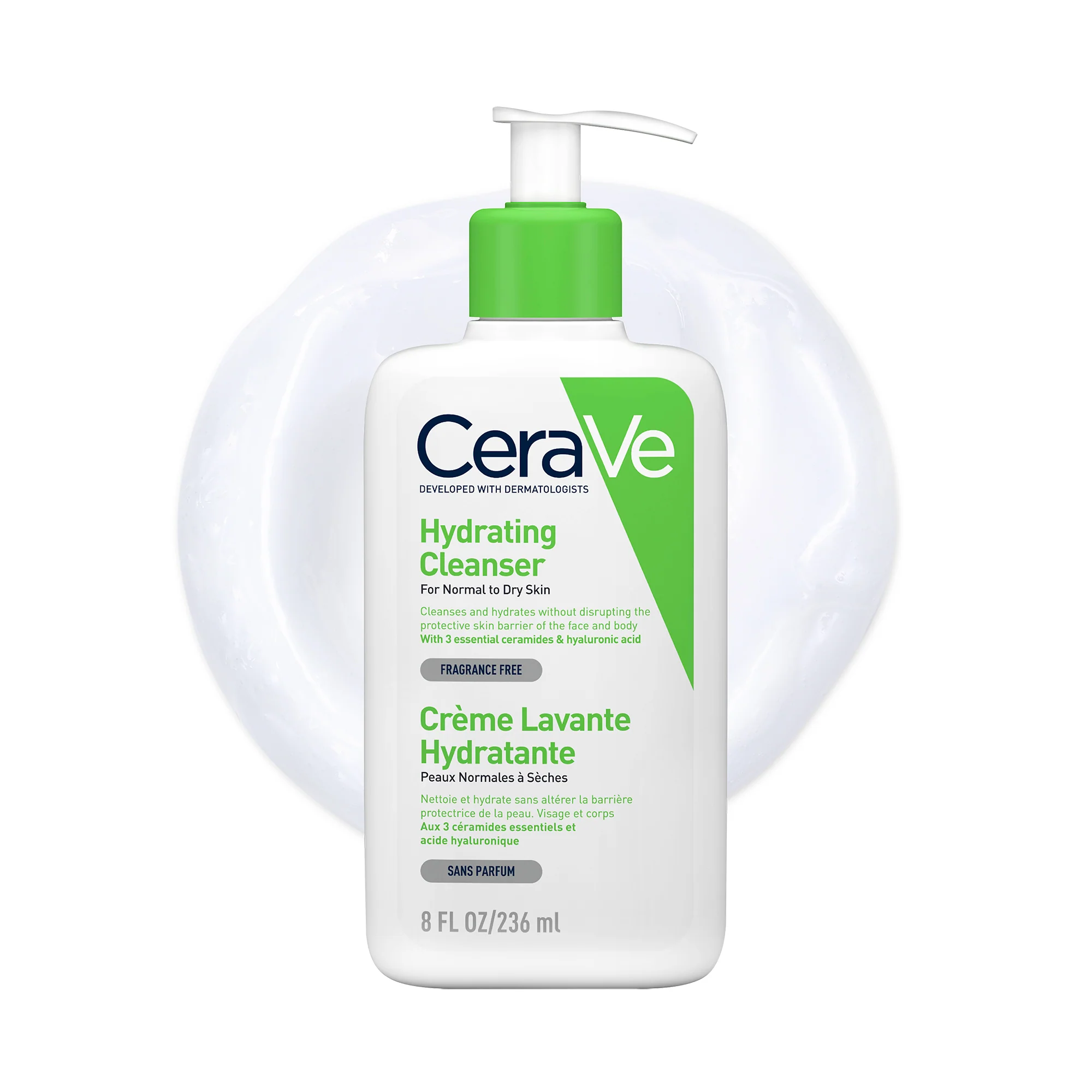 Cerave crème lavante hydratante – 236 ml - Image 4