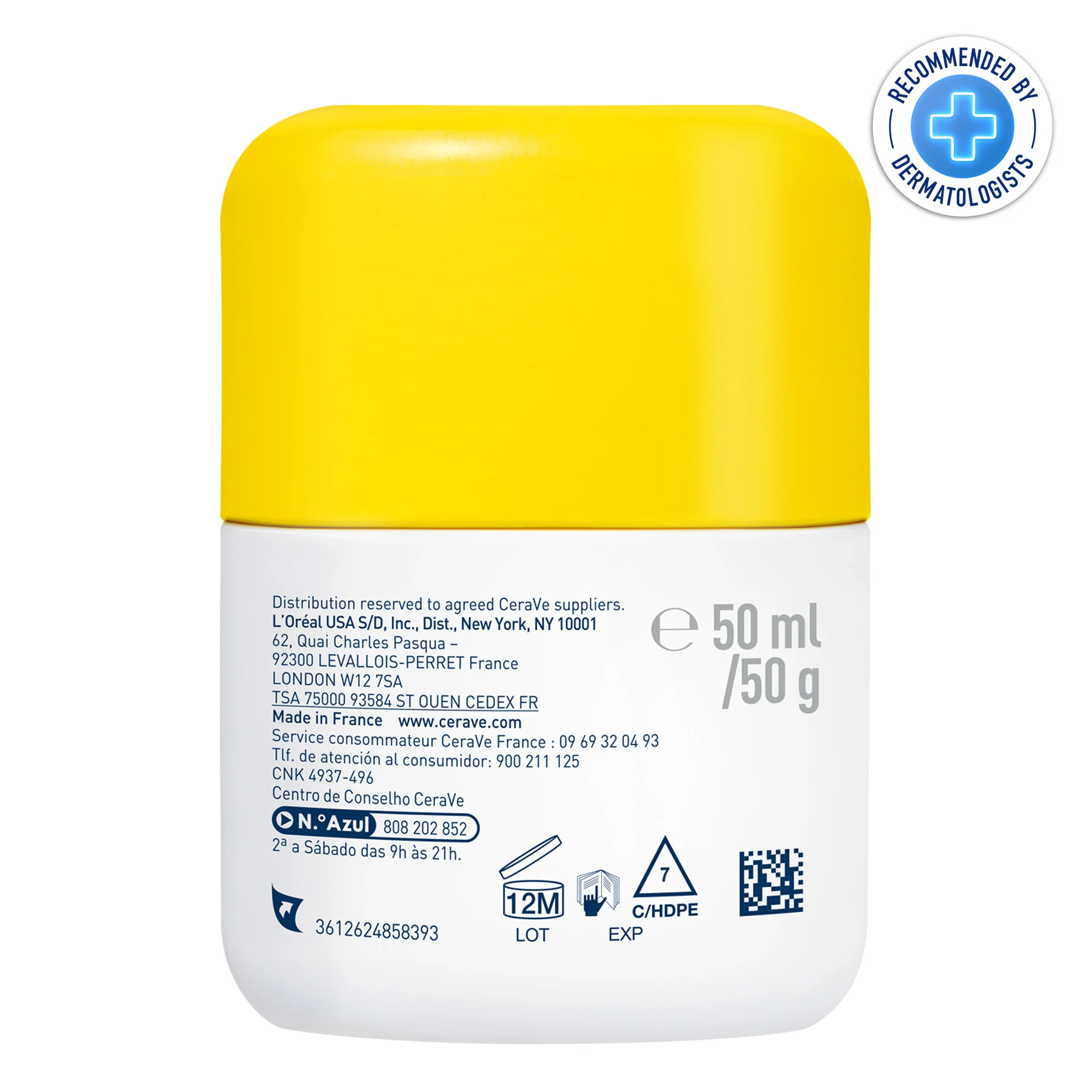 Cerave Fluide Invisible Toucher Sec SPF50+ | Peau Normale à grasses | Tendance acnéique | 50ml - Image 2