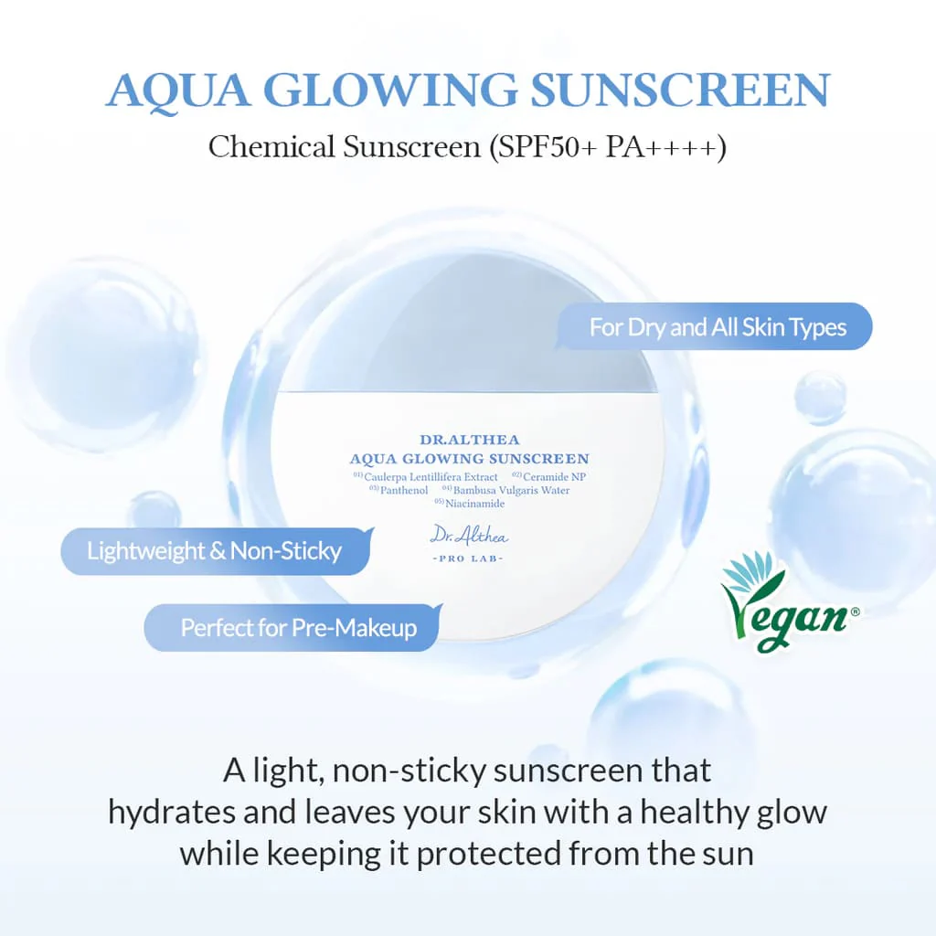 DR ALTHEA AQUA GLOWING SUNSCREEN 45 ML - Image 2