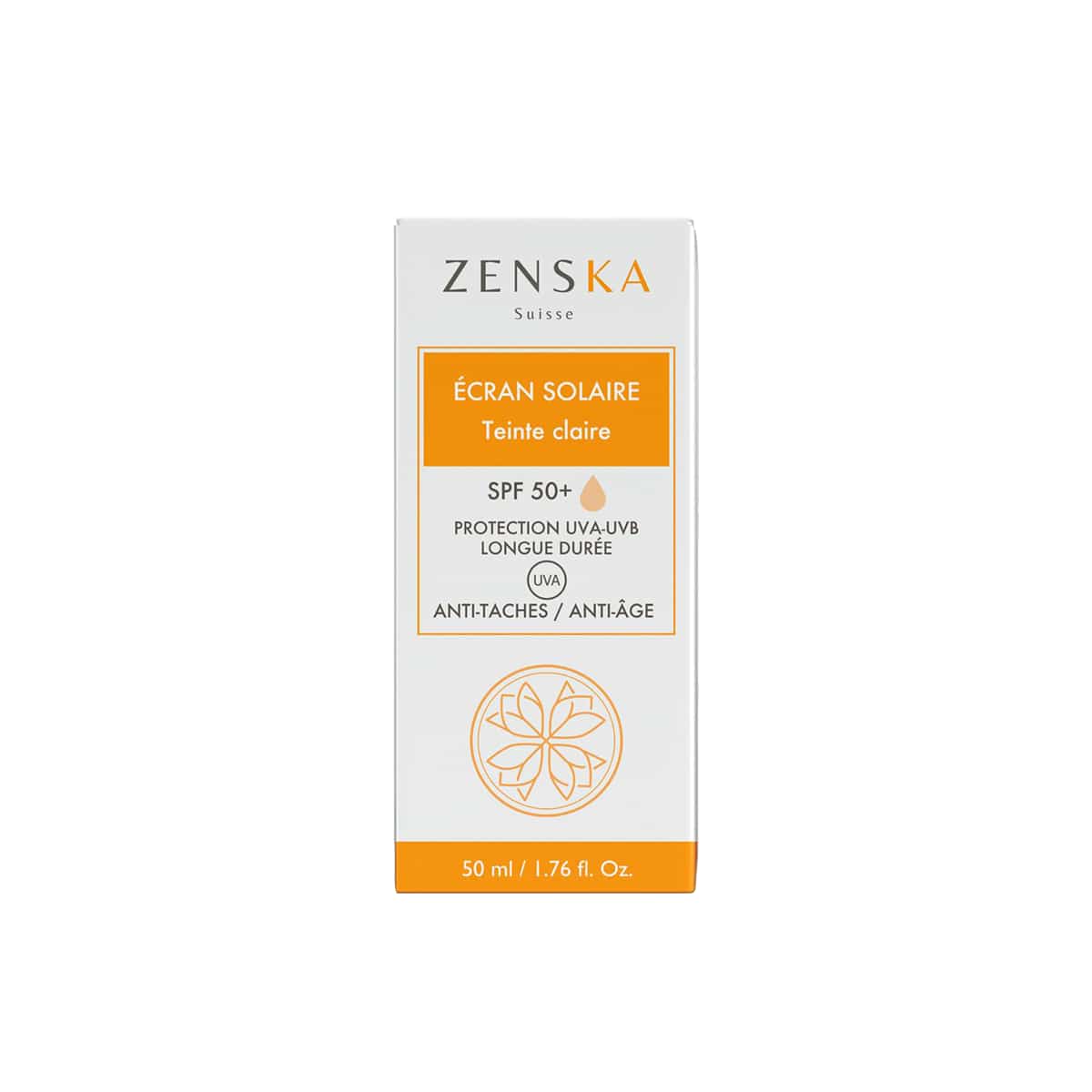 ZENSKA ÉCRAN SOLAIRE TEINTE CLAIRE – 50ml - Image 2