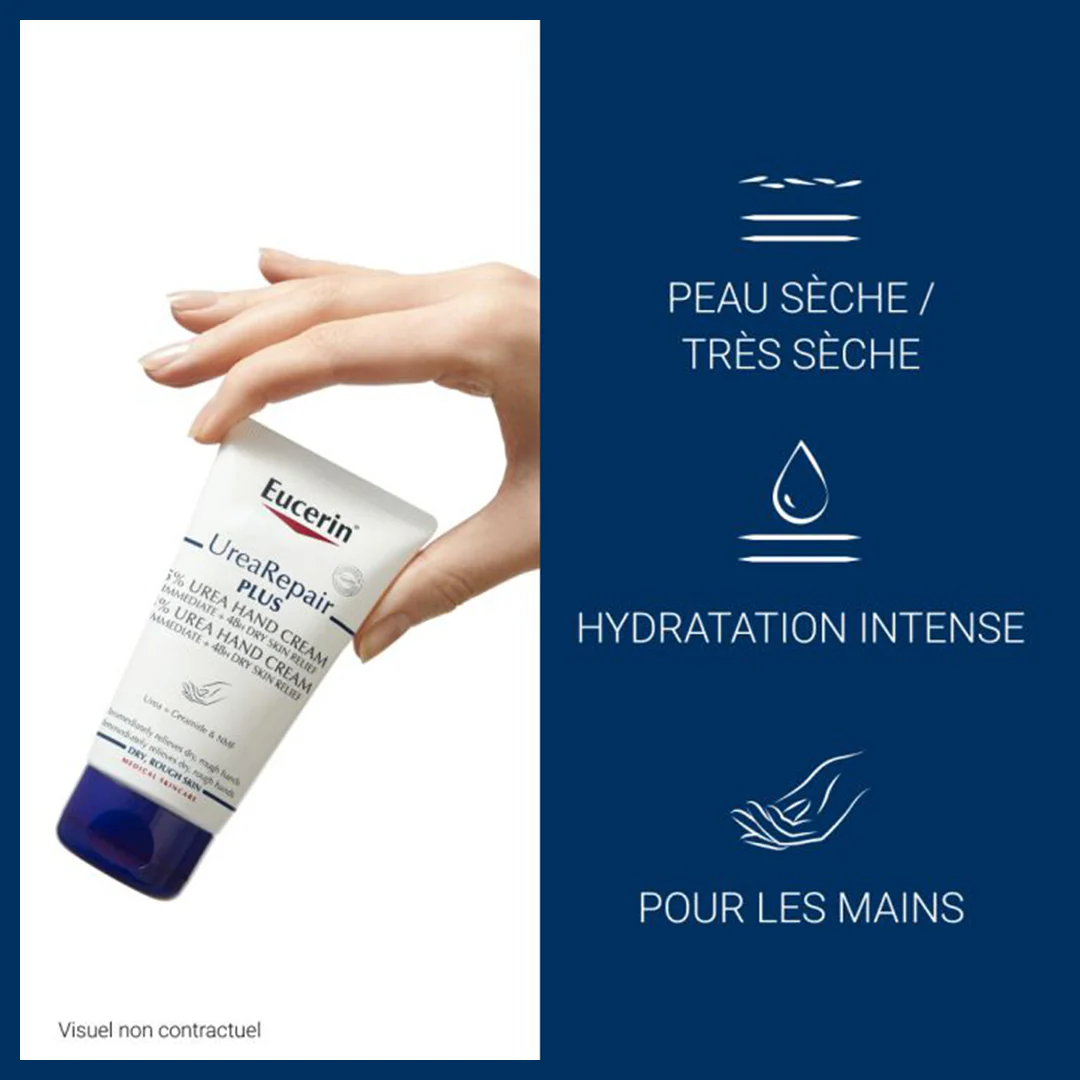 Eucerin crème mains 5% d’ urée 75 ml - Image 2