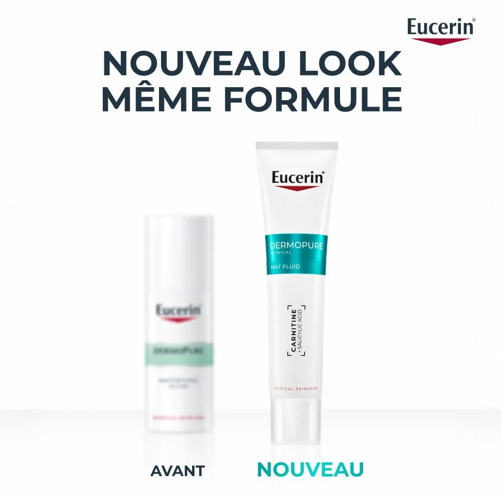 EUCERIN DERMOPURE CLINICAL FLUIDE MATIFIANT 50 ML - Image 2