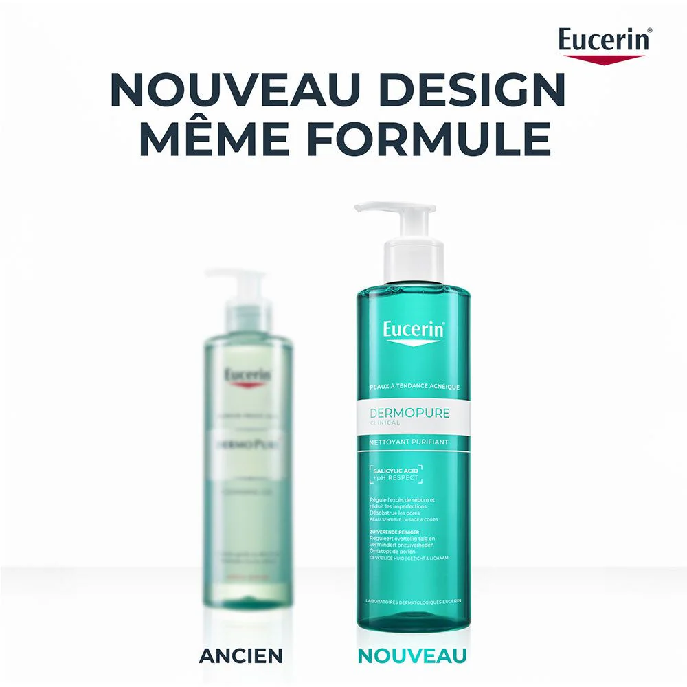 EUCERIN DERMOPURE GEL NETTOYANT 200ML - Image 2