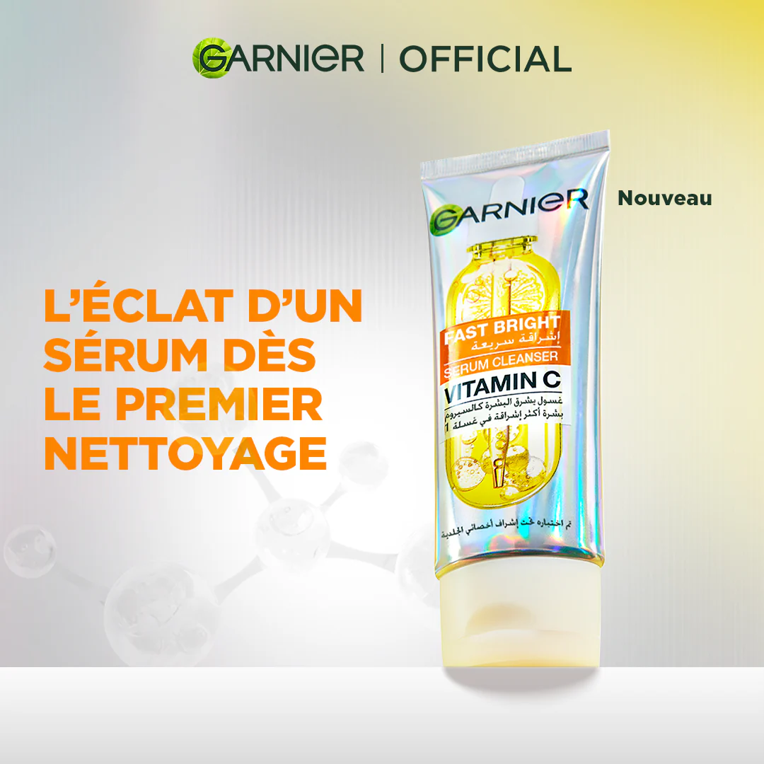 Garnier Fast Bright - Serum Cleanser Vitamin C - 100ml - Image 2