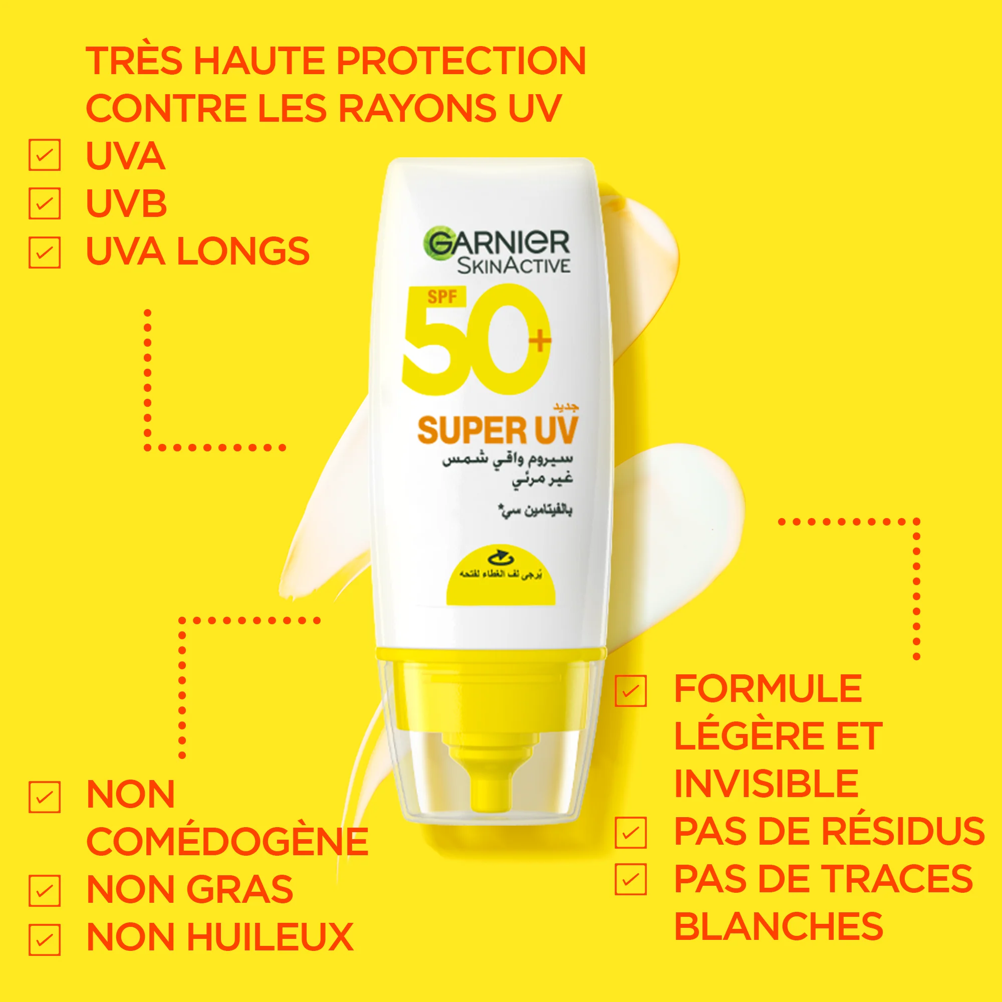 Garnier super uv invisible serum sunscreen spf 50 pa++++ uva/b - Image 3