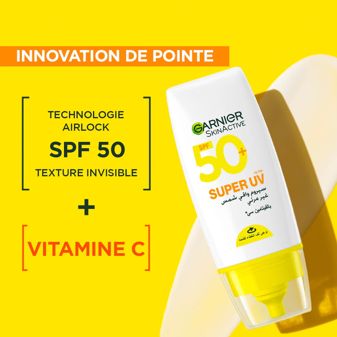 Garnier super uv invisible serum sunscreen spf 50 pa++++ uva/b - Image 4