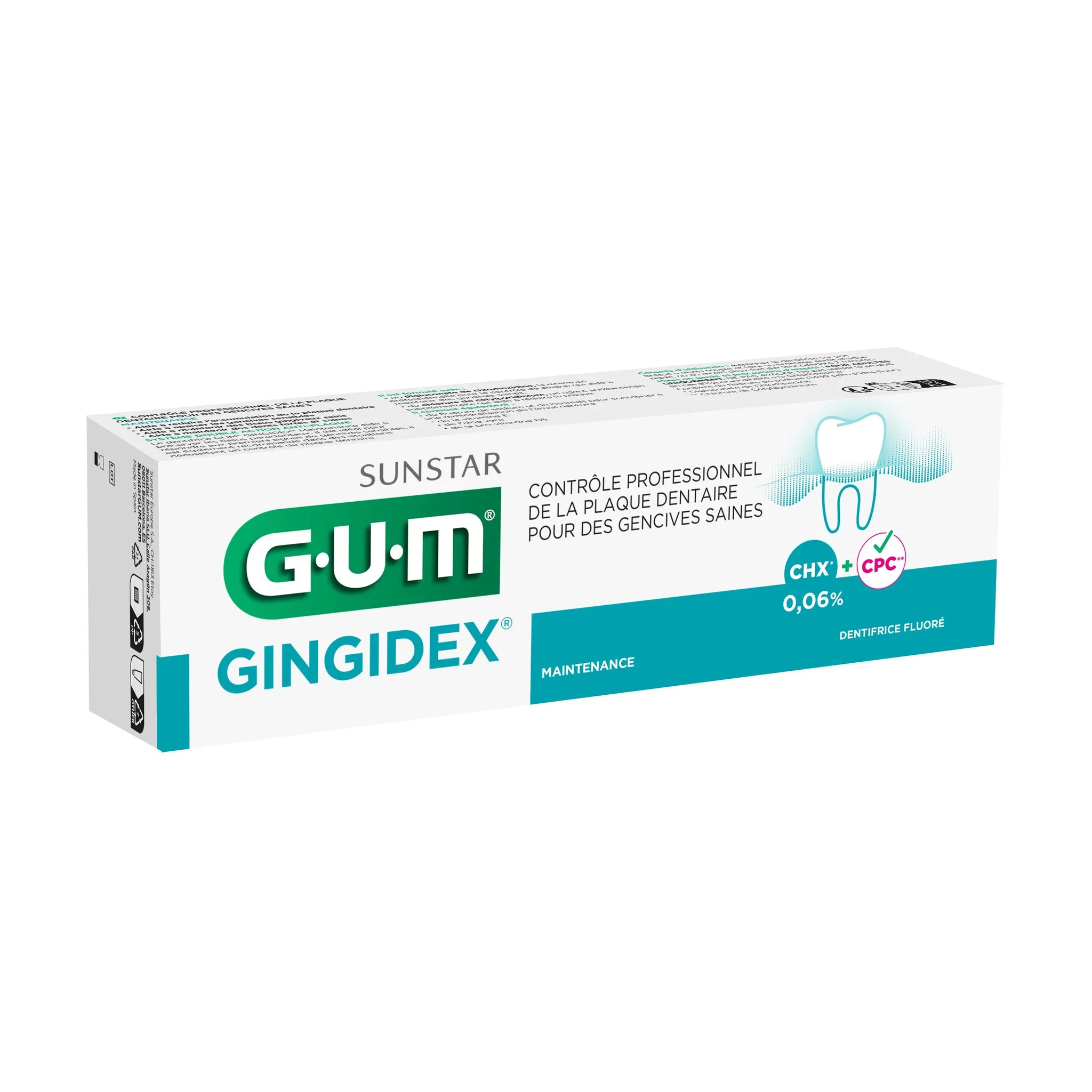 Gum Dentifrice Gingidex 75ml - Image 2