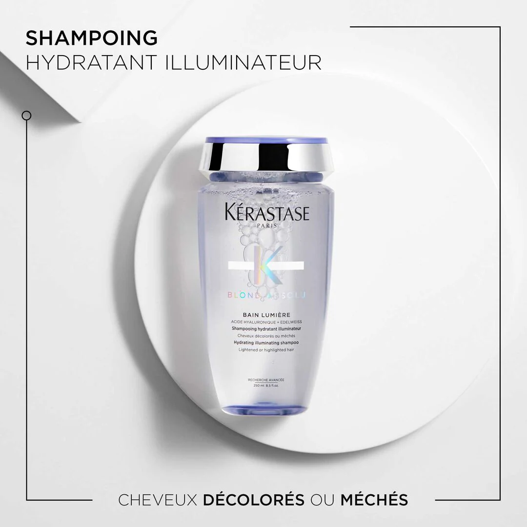 Kérastase Blond Absolu Bain Lumière 250ml – Shampooing Illuminateur Cheveux Blonds - Image 4