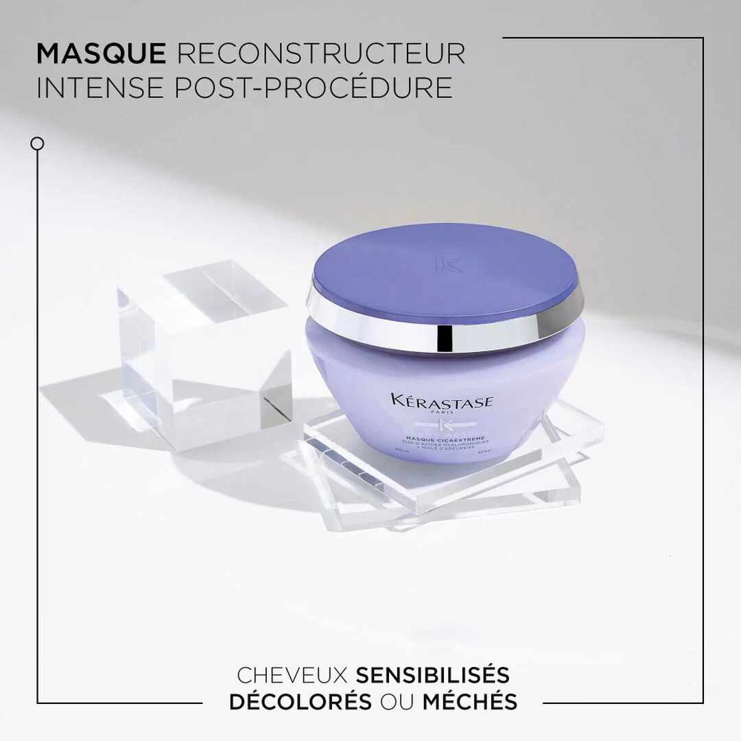 Kérastase Blond Absolu Masque Cicaextreme 200ml – Masque Réparateur Intense Cheveux Blonds - Image 6