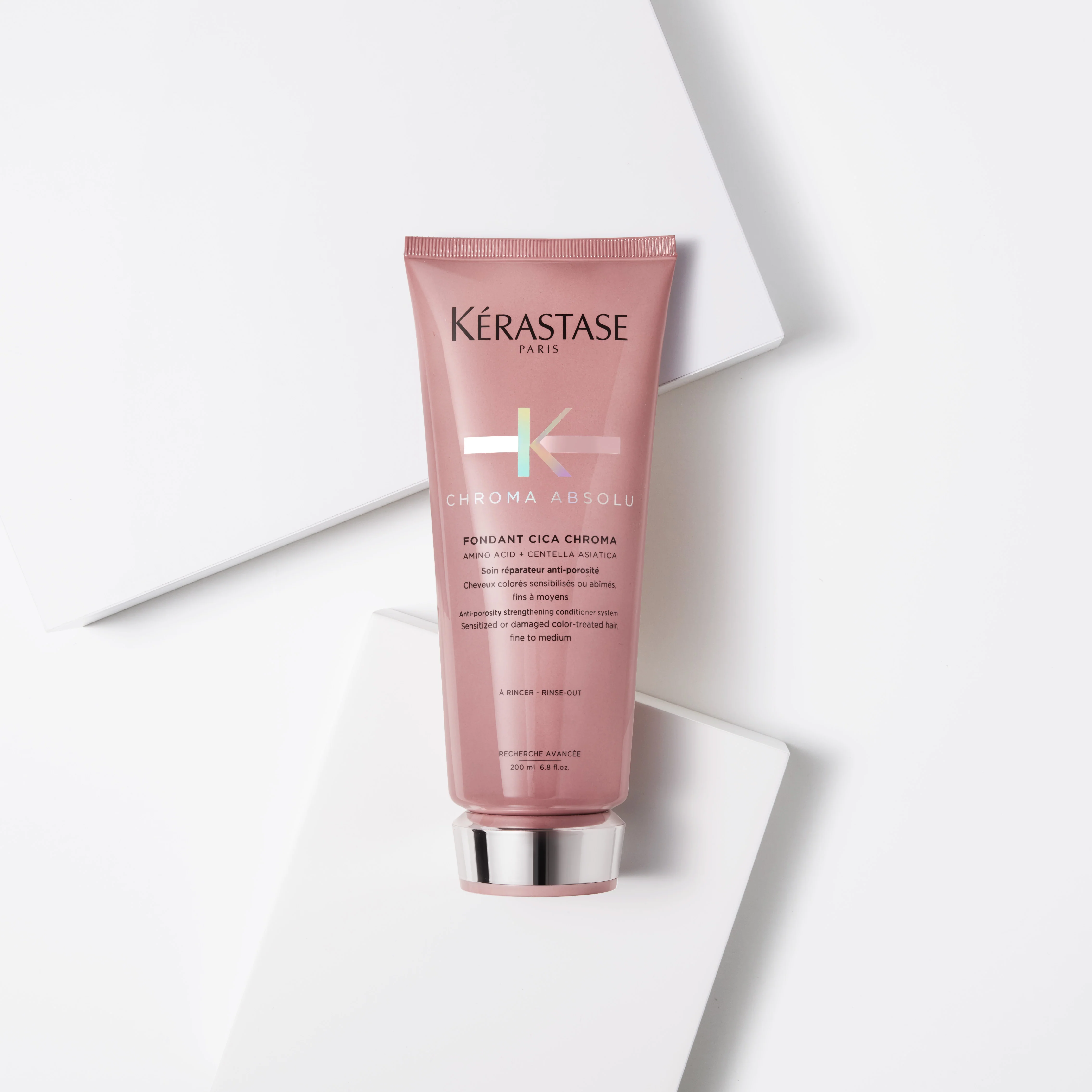 Kérastase Chroma Absolu Fondant Cica Chroma 200ml – Soin Démêlant Protecteur Couleur - Image 4