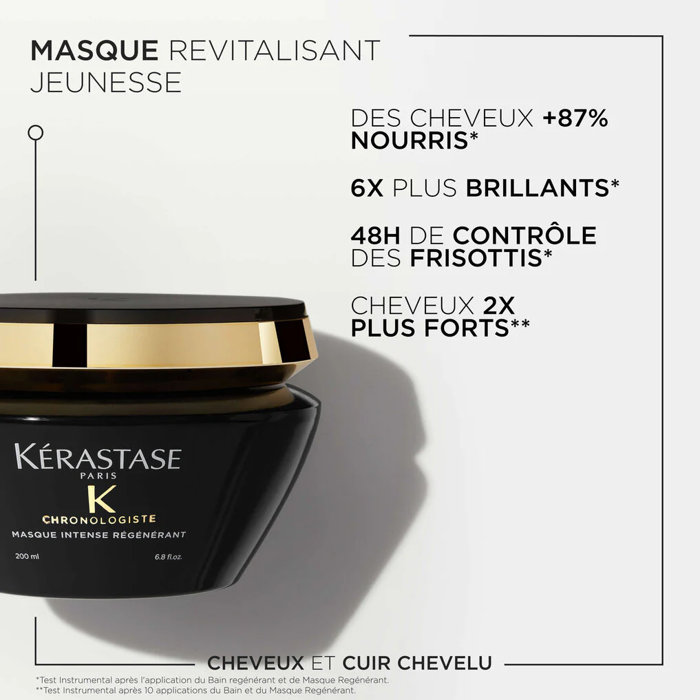 Kérastase Chronologiste Masque Intense Régénérant 200ml – Masque Revitalisant Jeunesse - Image 3