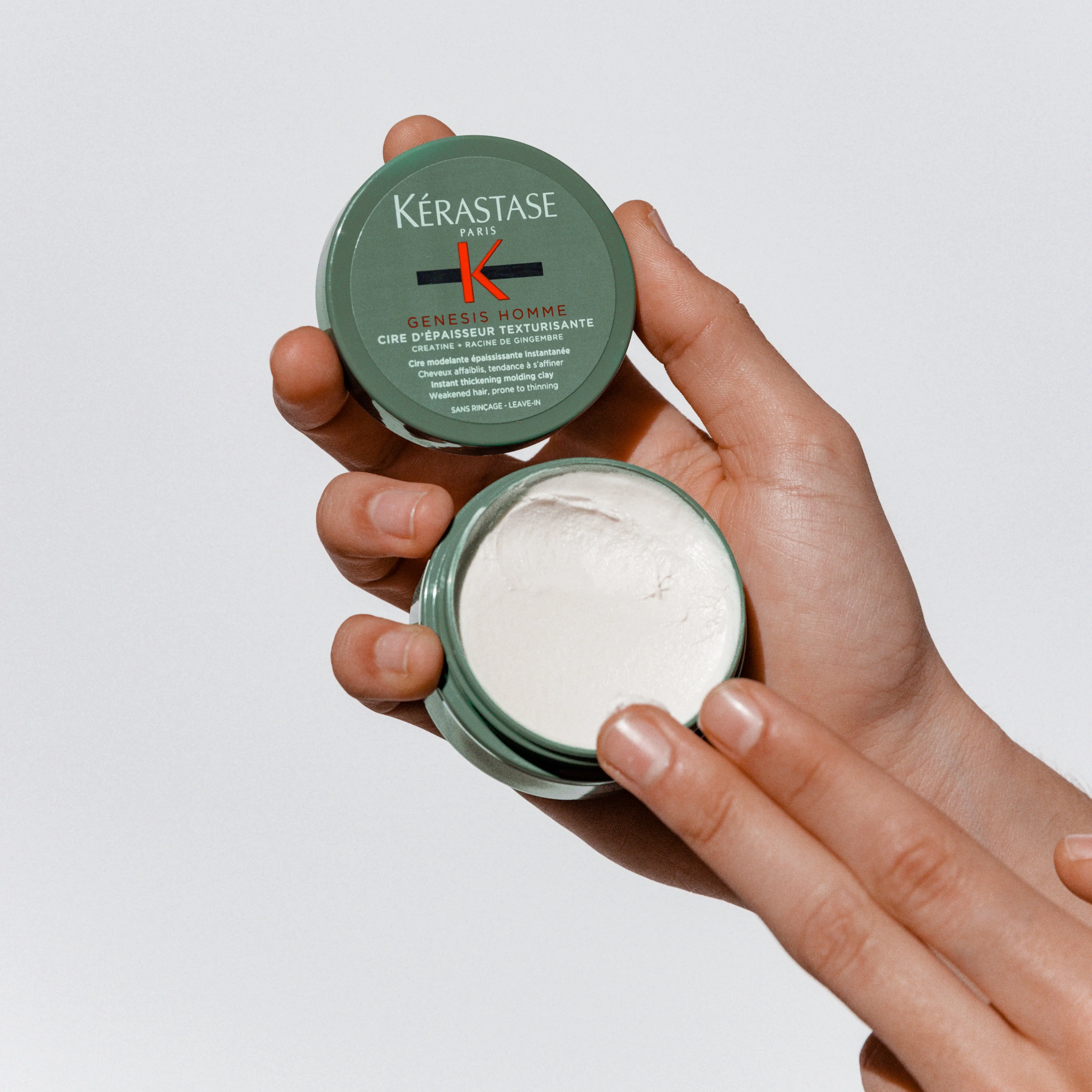 Kérastase Genesis Homme Cire d’Épaisseur Texturisante 75ml – Cire Coiffante Épaississante - Image 4