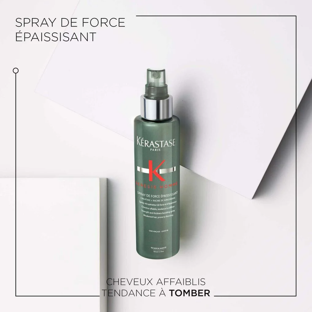 Kérastase Genesis Homme Spray de Force Épaississant 150ml – Spray Fortifiant Homme - Image 2