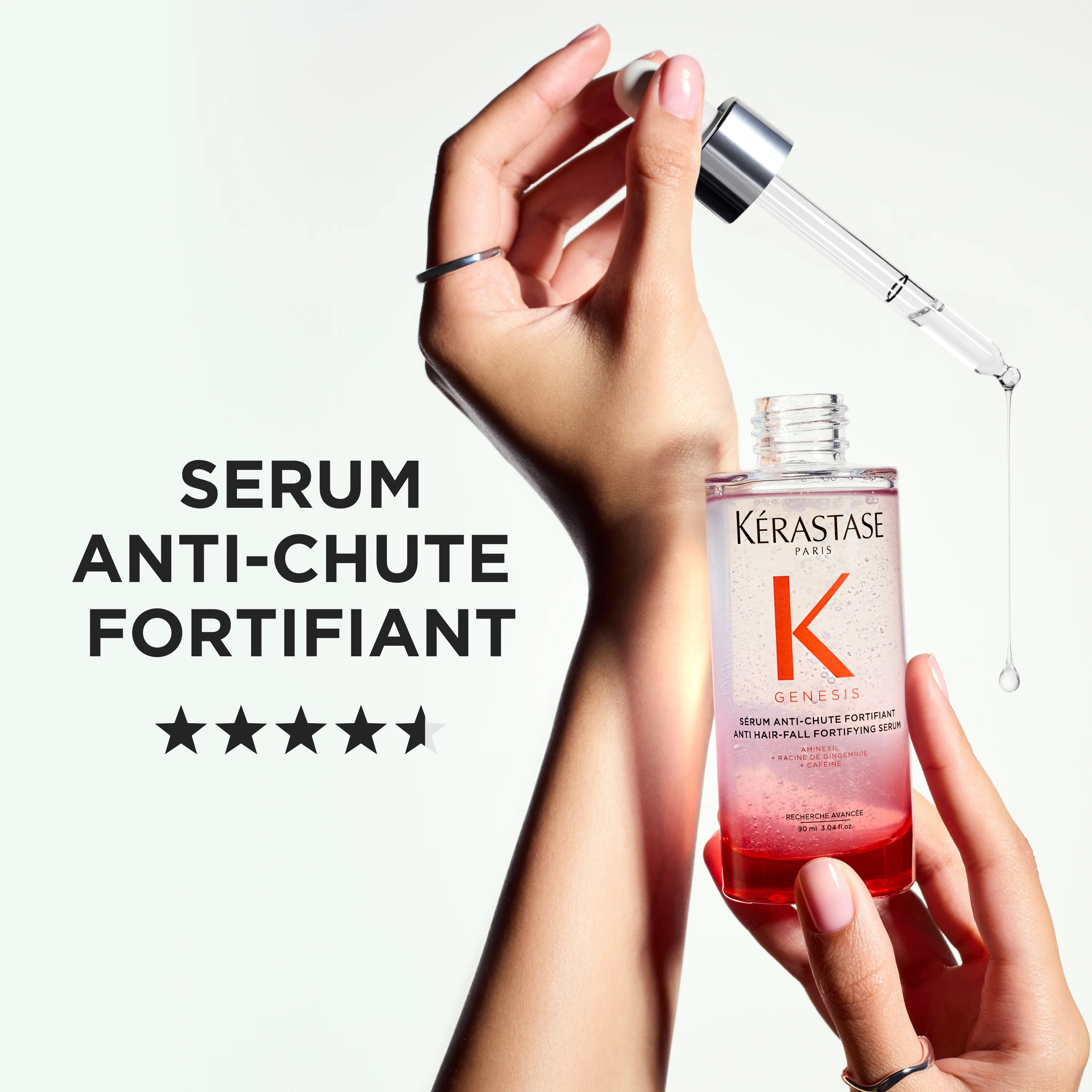 Kérastase Genesis Sérum Anti-Chute Fortifiant 90ml – Soin Fortifiant Cuir Chevelu - Image 7