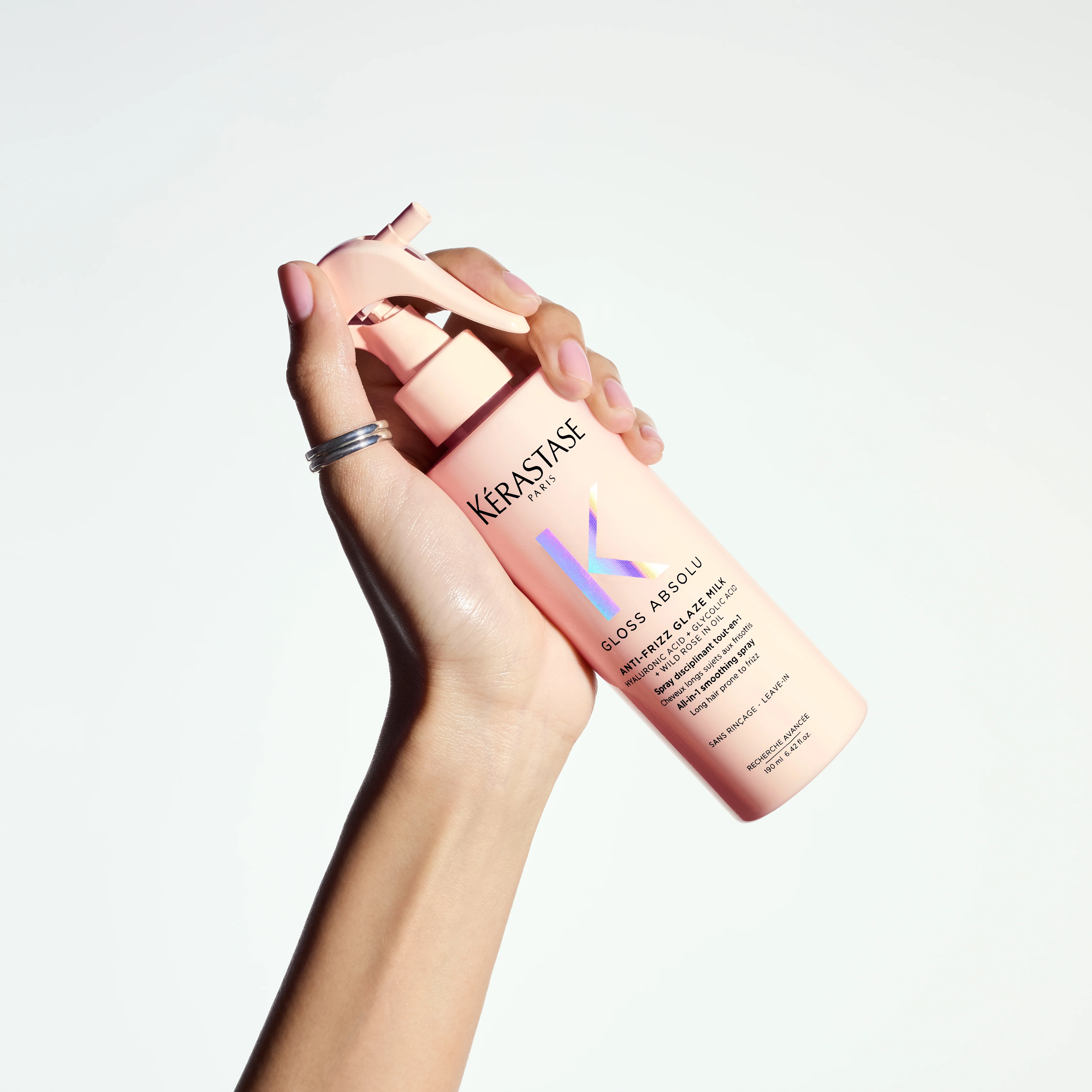 Kérastase Gloss Absolu Anti-Frizz Glaze Milk 190ml – Lait Lissant Brillance - Image 2