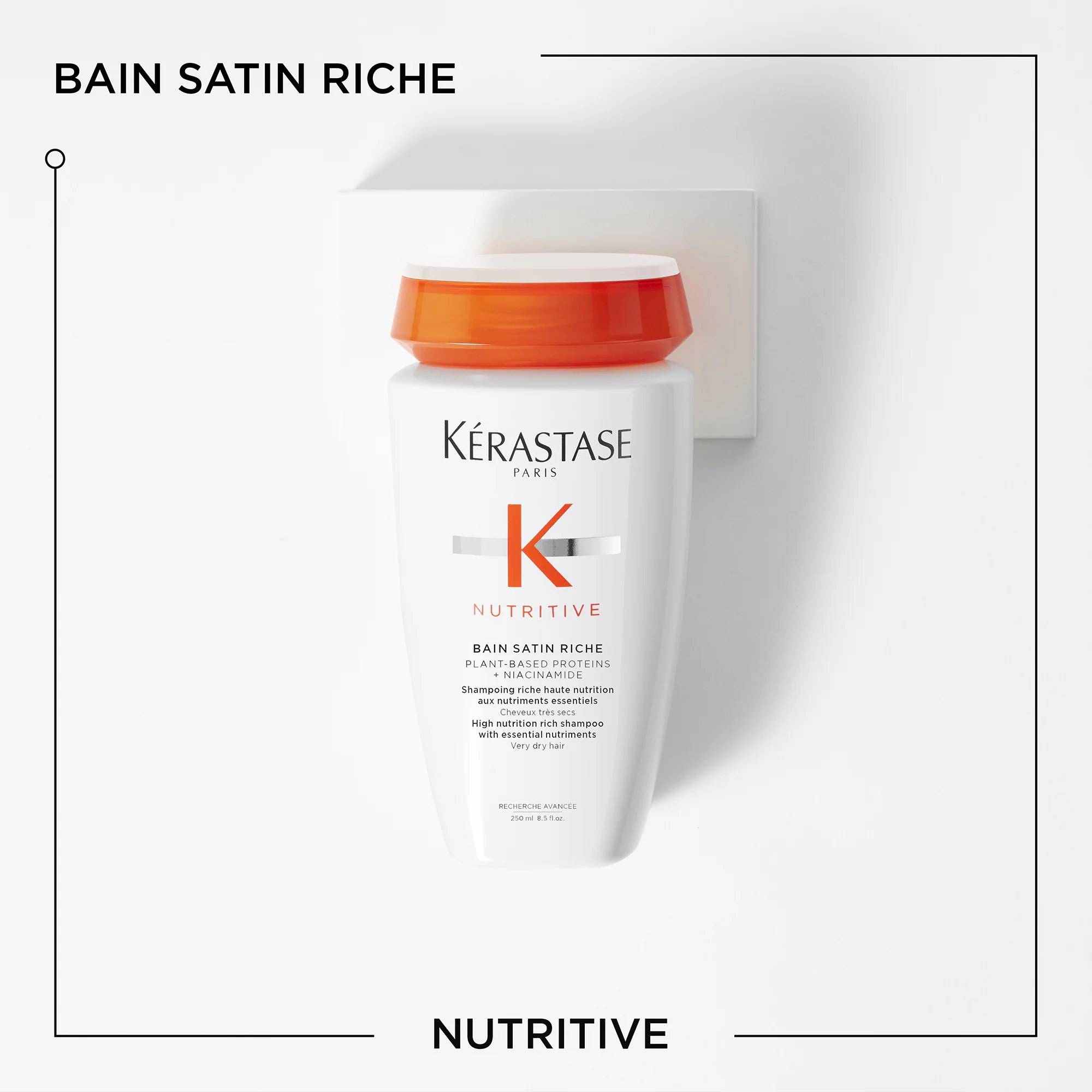 Kérastase Nutritive Bain Satin Rich 250ml – Shampooing Nourrissant Cheveux Secs - Image 3