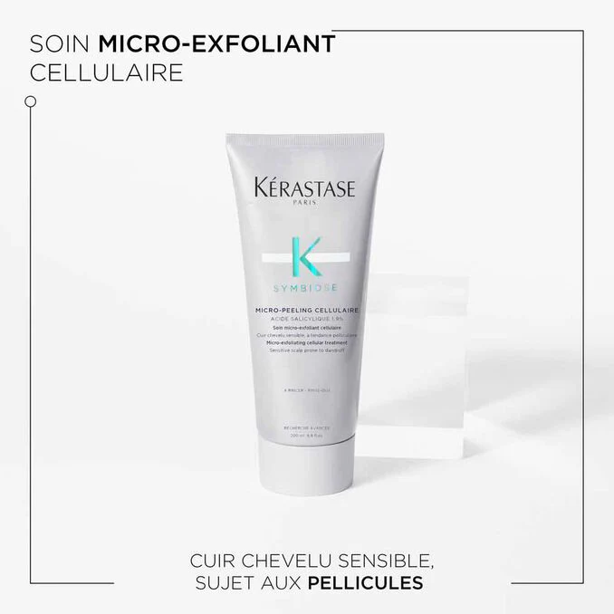 Kérastase Symbiose Micro-Peeling Cellulaire 200ml – Exfoliant Anti-Pelliculaire Cuir Chevelu - Image 5