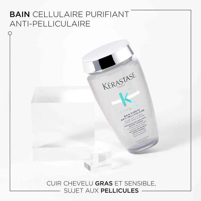Kérastase Symbiose Bain Pureté Anti-Pelliculaire 250ml – Shampooing Cuir Chevelu Sensible - Image 4