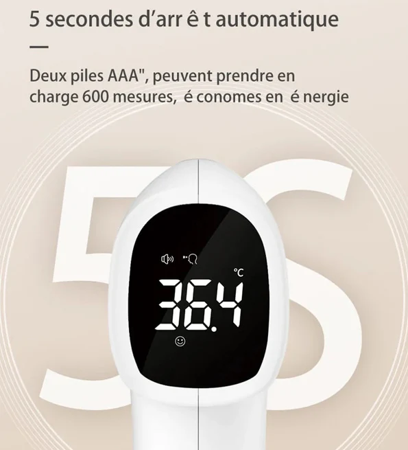 L2N Pharma Thermomètre Frontal Infrarouge écran LED - Image 3