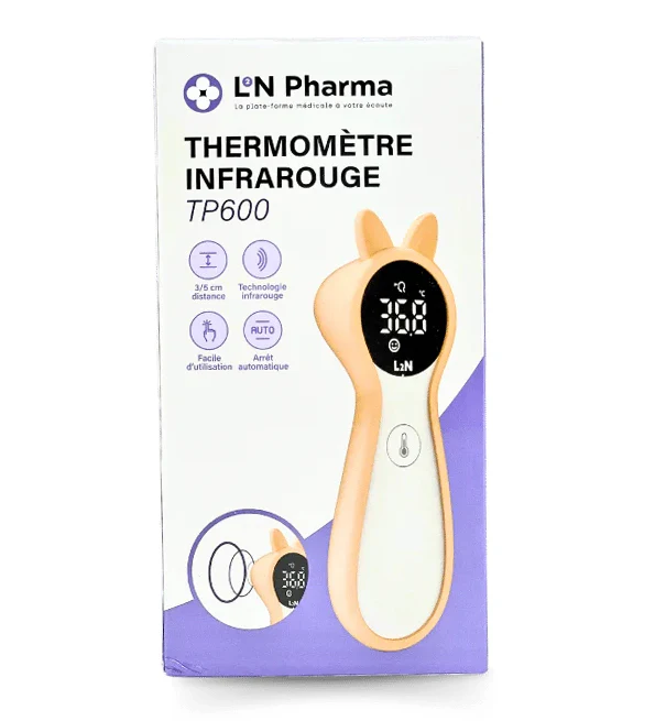 L2N PHARMA Thermomètre frontal Orange - Image 3