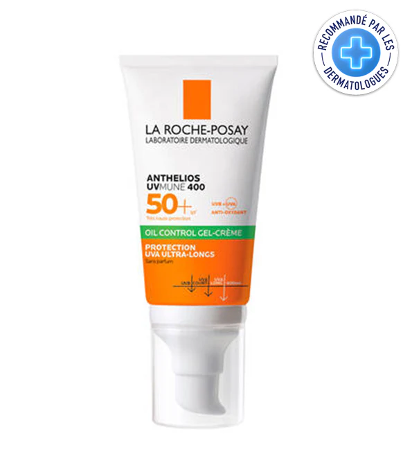 La roche posay anthelios oil control invisible spf50+ peau m à g 50ml = Effaclar Gel Moussant 50ml OFFERT - Image 3