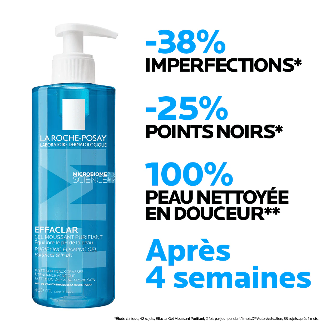 La roche-posay effaclar gel moussant 400 ml - Image 8