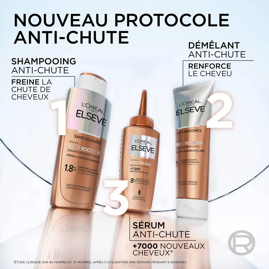 L'Oréal Paris Elseve Fiber Booster Shampooing Sans Sulfates 200 ml - Image 7