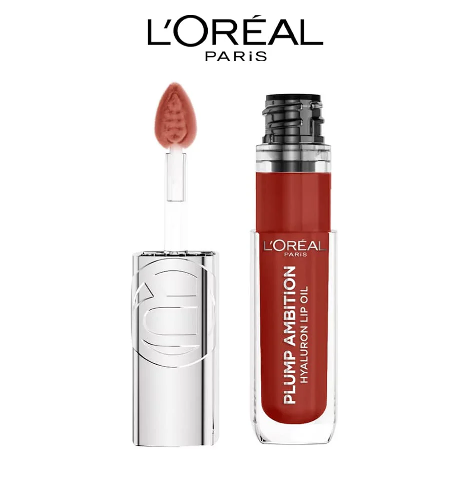 L'Oréal Paris LIP OIL PLUMP AMBITION 485 WINE O'CLOCK - Image 2