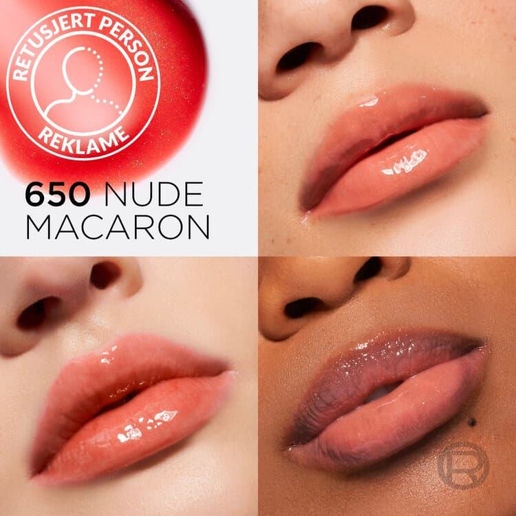 L'Oréal Paris LIP OIL PLUMP AMBITION 650 NUDE MACARON - Image 4