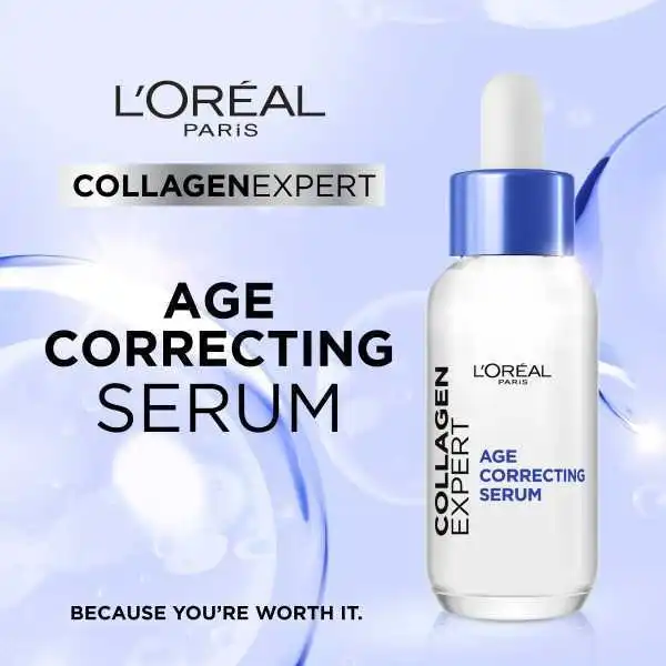 L'ORÉAL PARIS SERUM REPARATEUR ANTI-AGE COLLAGENE EXPERT 30ML - Image 2