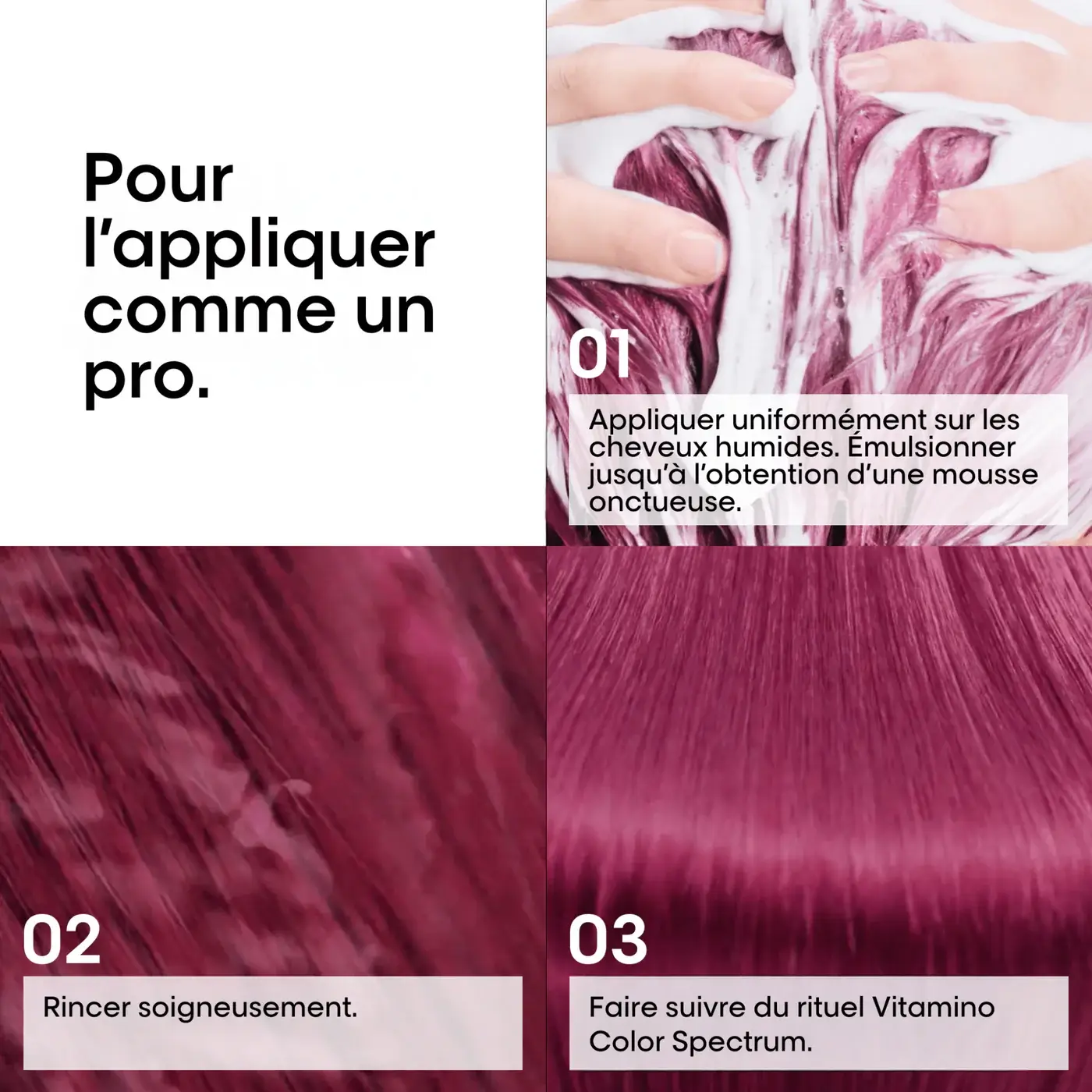 L'Oréal Professionnel VITAMINO COLOR SPECTRUM SHAMPOOING PROFESSIONNEL 300ML - Image 4
