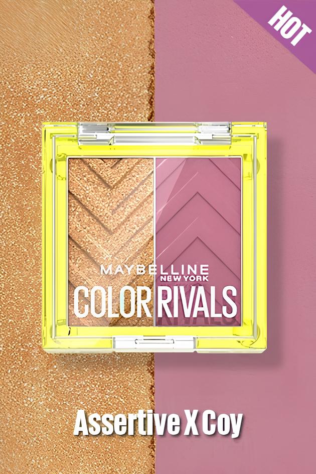 Maybelline Color Rivals Assertive X Coy Duo de palettes d'ombres à paupières - Image 2