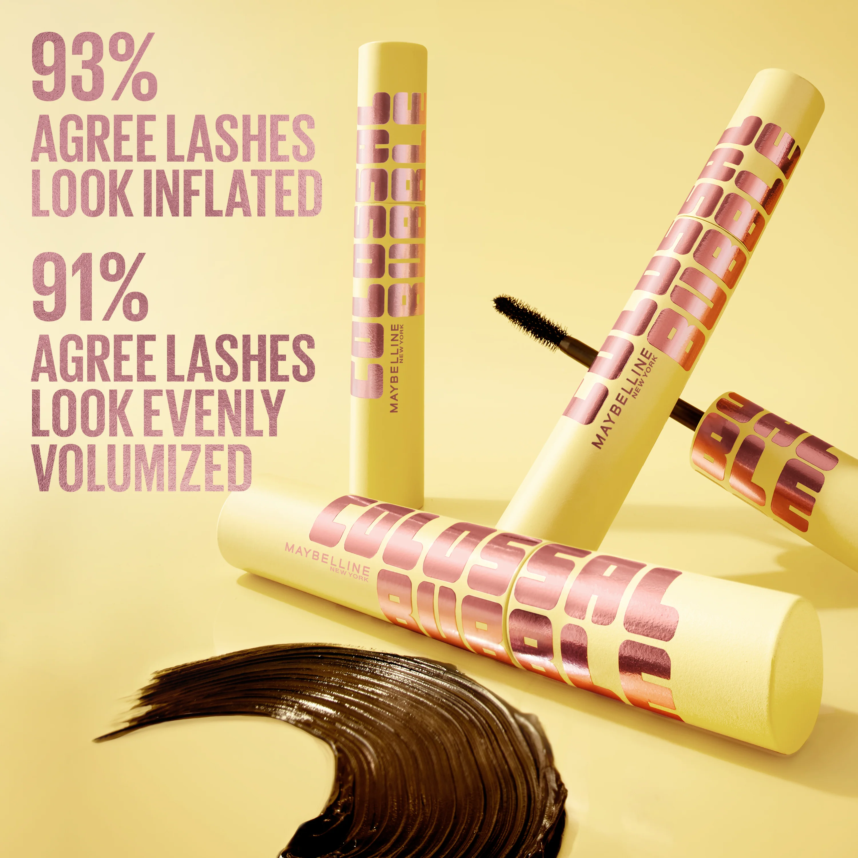 Maybelline Mascara Colossal Bubble Black = Tattoo Liner Noir Mini OFFERT - Image 2