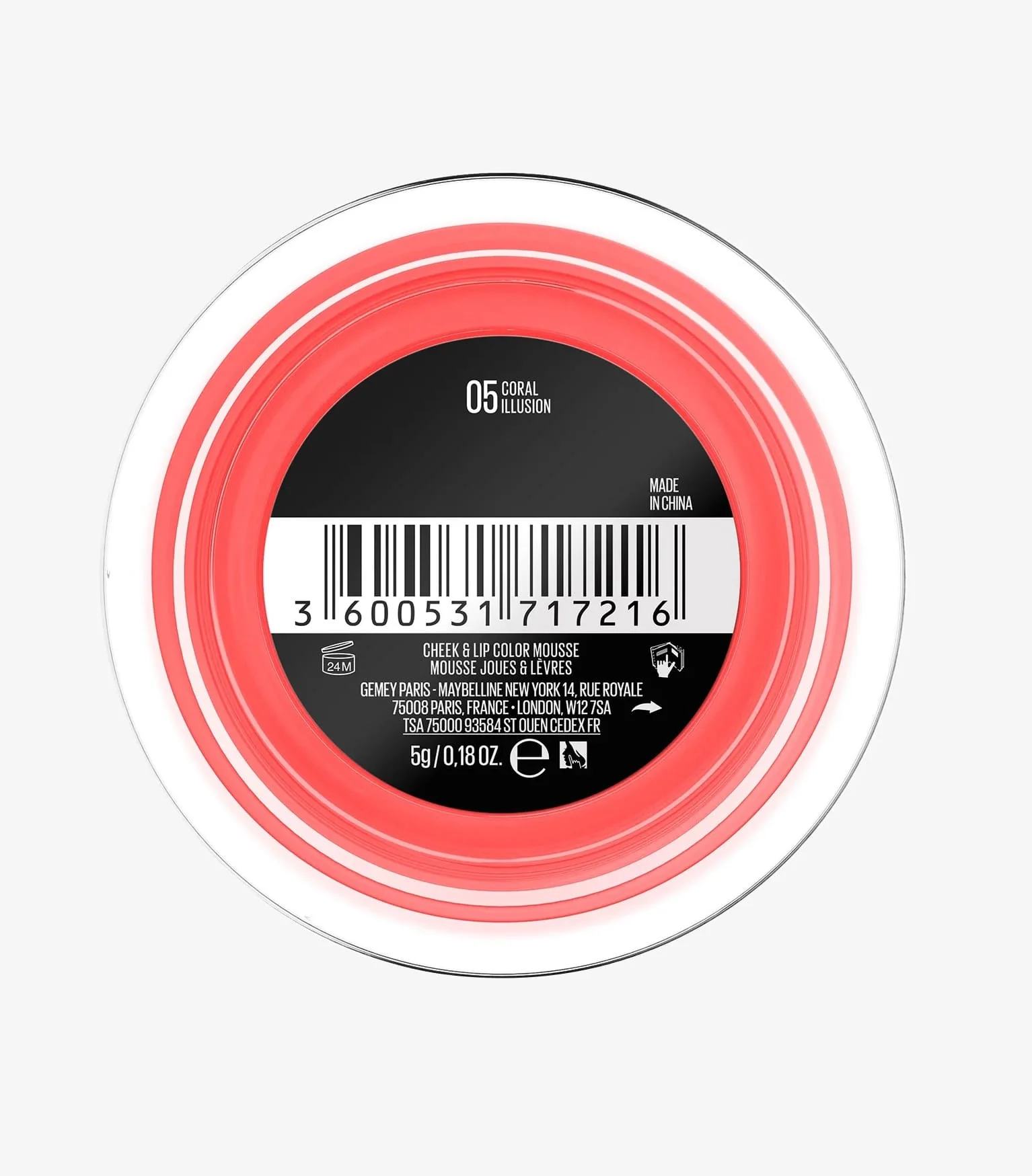 MAYBELLINE NEW YORK BLUSH CLOUDTOPIA CHEEK & LIP MOUSSE CORAL ILLUSION 05 - Image 4