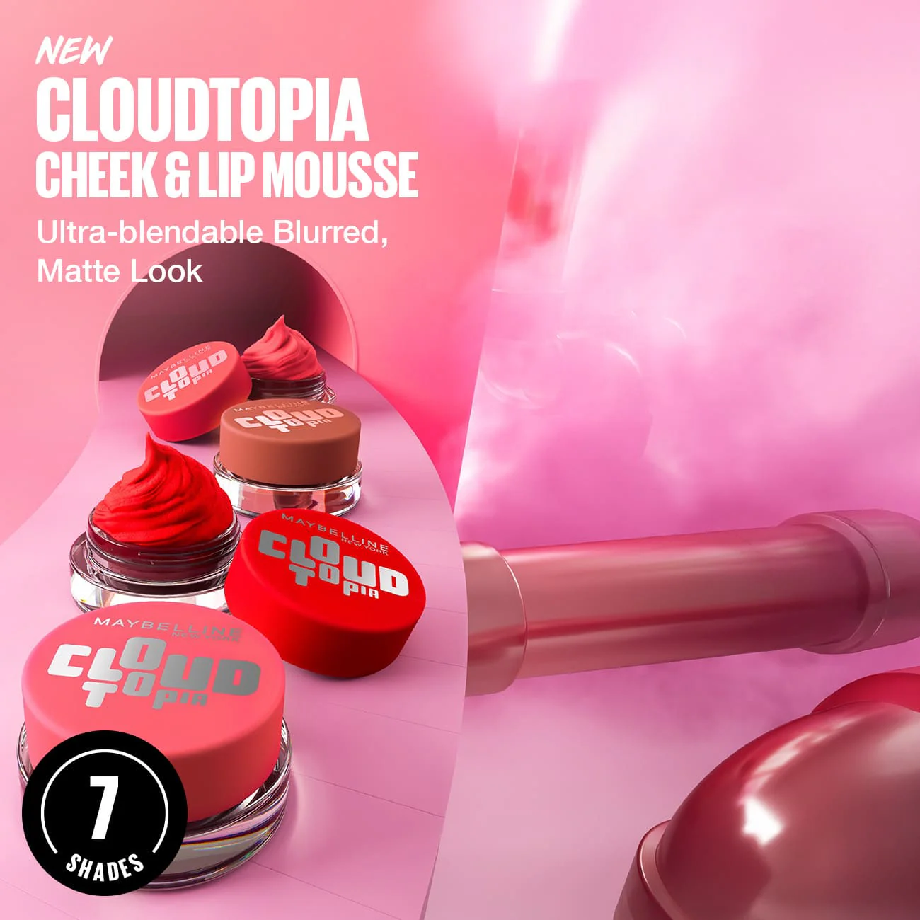 MAYBELLINE NEW YORK BLUSH CLOUDTOPIA CHEEK & LIP MOUSSE CORAL ILLUSION 05 - Image 10