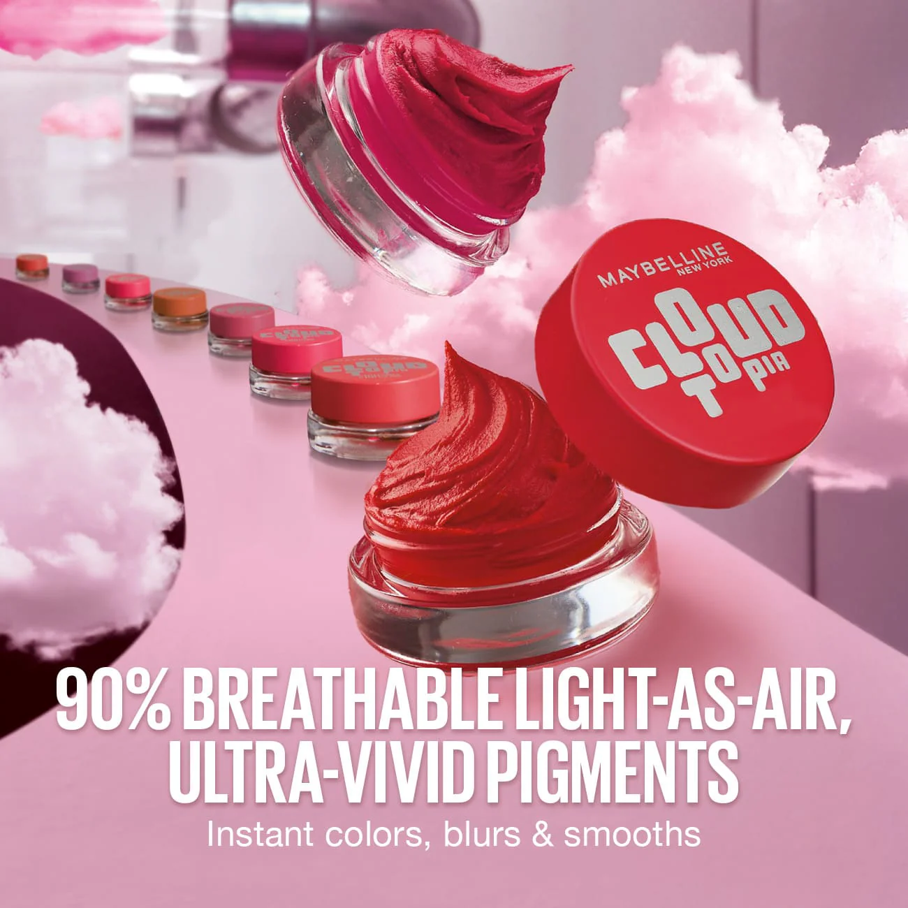 MAYBELLINE NEW YORK BLUSH CLOUDTOPIA CHEEK & LIP MOUSSE CORAL ILLUSION 05 - Image 12