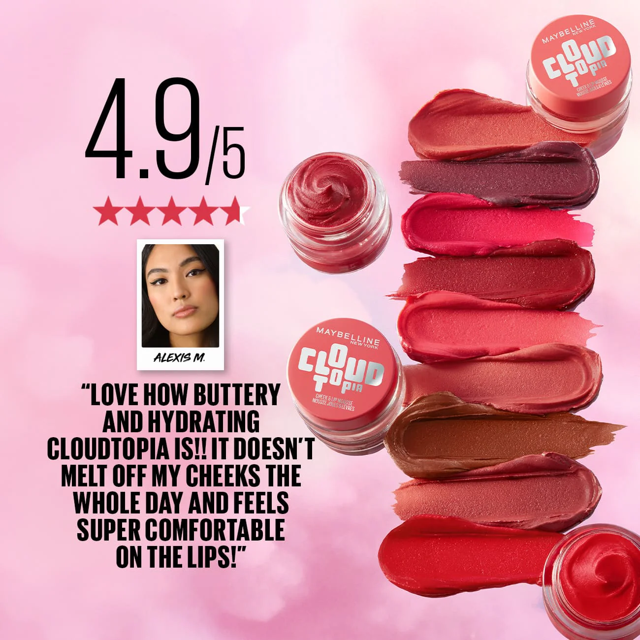 MAYBELLINE NEW YORK BLUSH CLOUDTOPIA CHEEK & LIP MOUSSE CORAL ILLUSION 05 - Image 14