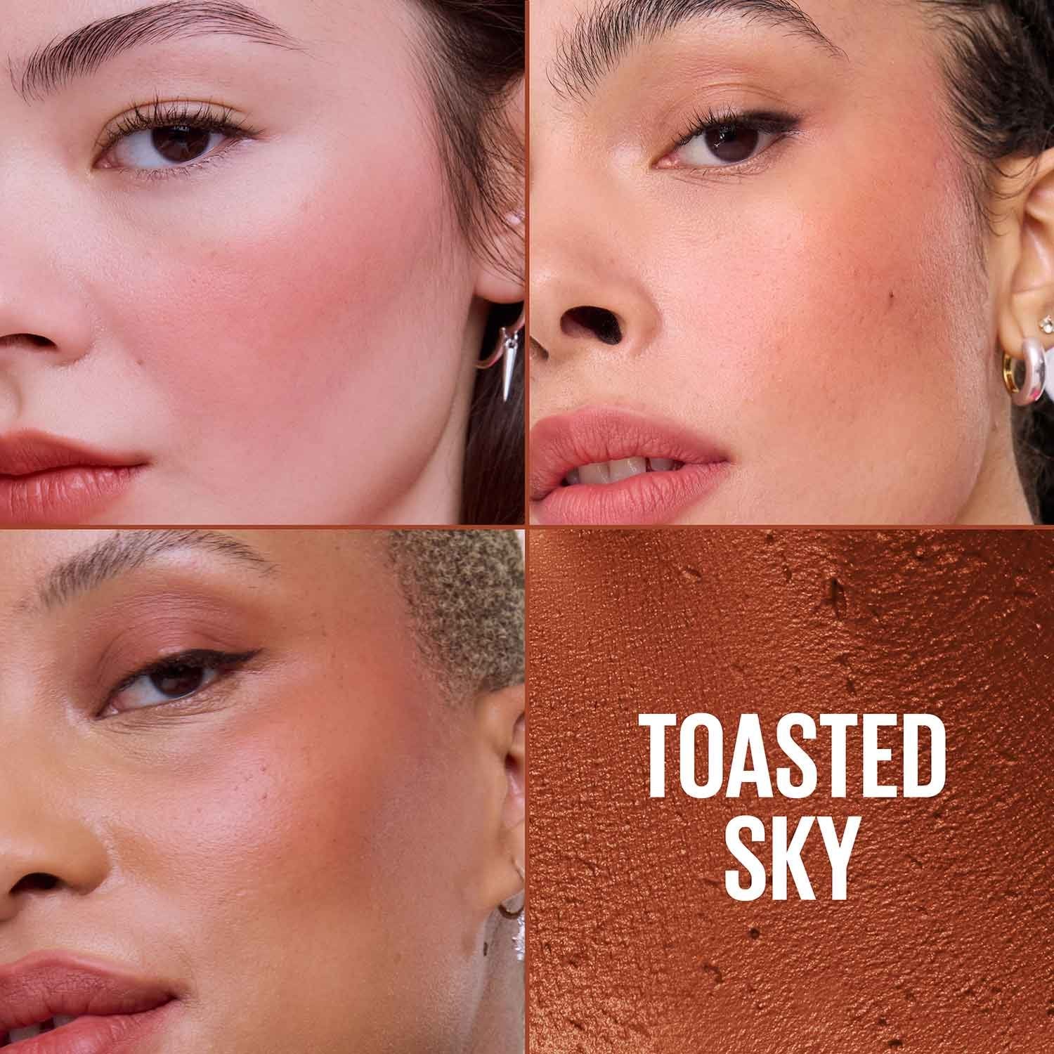 MAYBELLINE NEW YORK BLUSH CLOUDTOPIA CHEEK & LIP MOUSSE TOASTED SKY 12 - Image 3