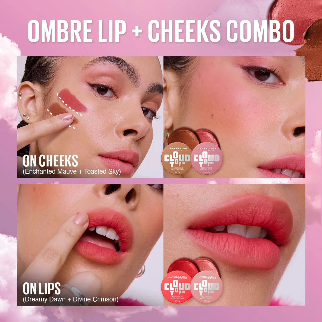 MAYBELLINE NEW YORK BLUSH CLOUDTOPIA CHEEK & LIP MOUSSE CORAL ILLUSION 05 - Image 15
