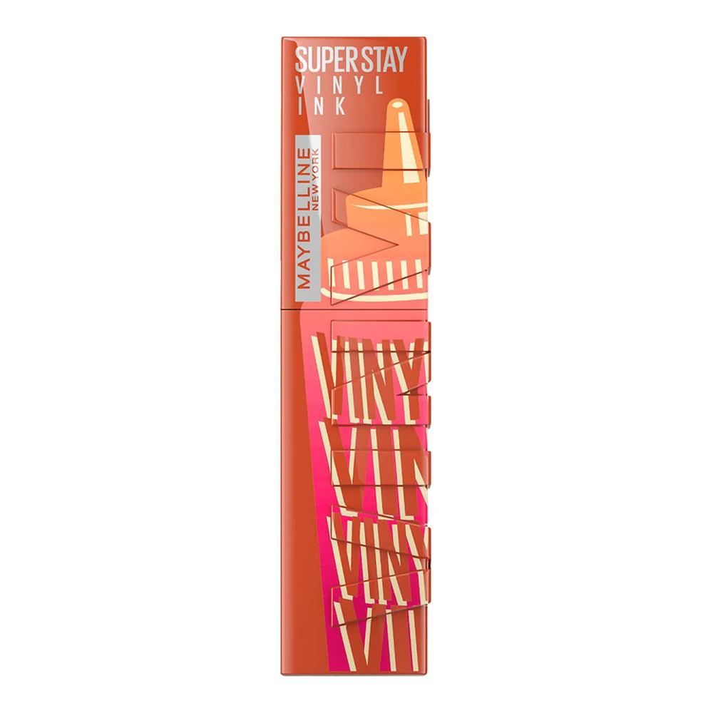Maybelline New York - Brillant à lèvres Superstay Vinyl Sauce 185 Caramel - Image 4