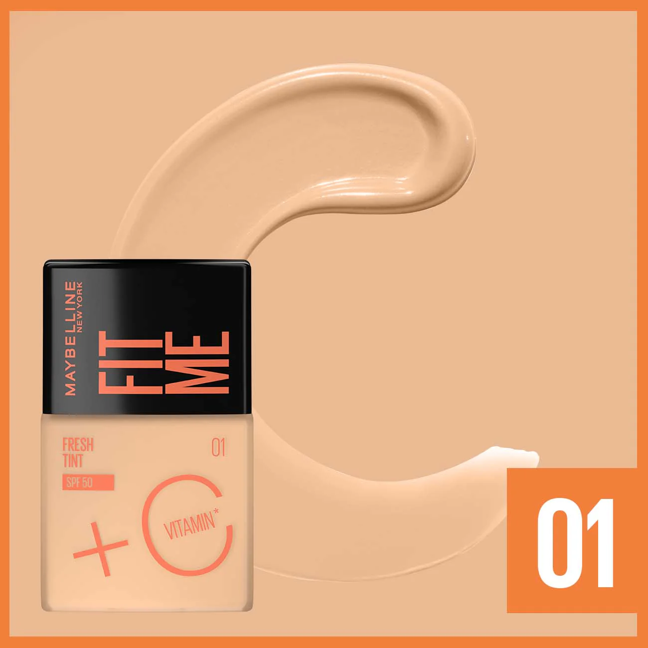 Maybelline New York FIT ME FRESH TINT SPF50 01 - Image 2