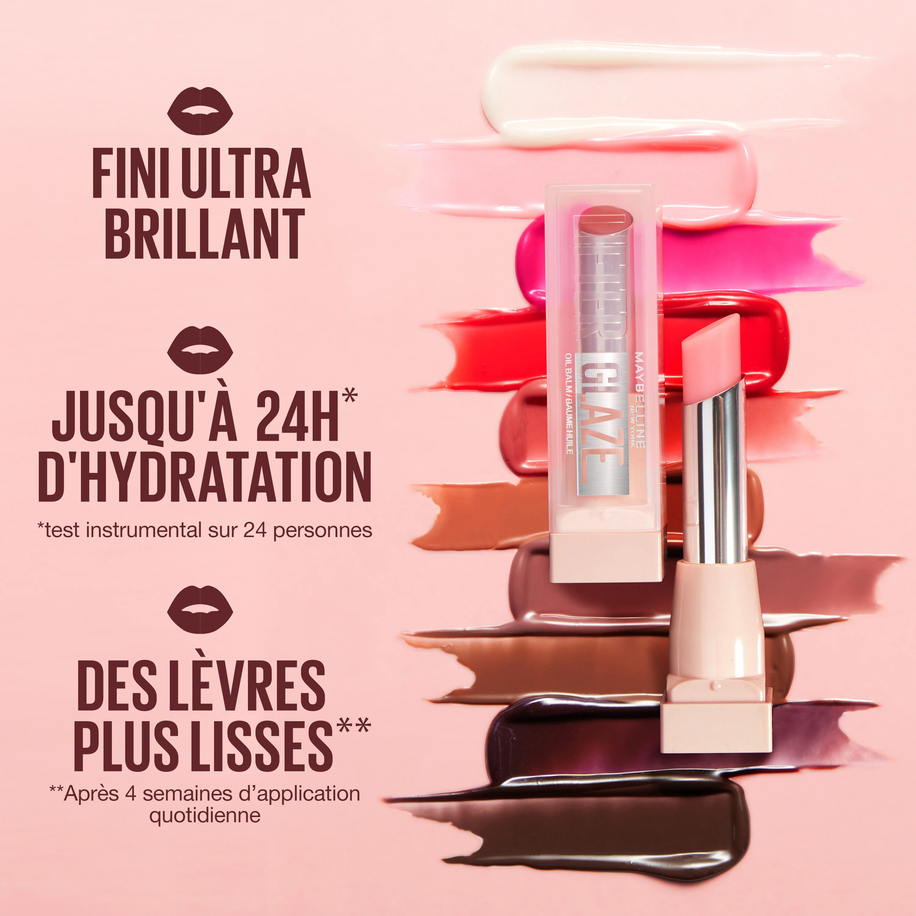 Maybelline New York LIFTER GLAZE Baume Huile Hydratant 002 PINK DRIP - Image 6